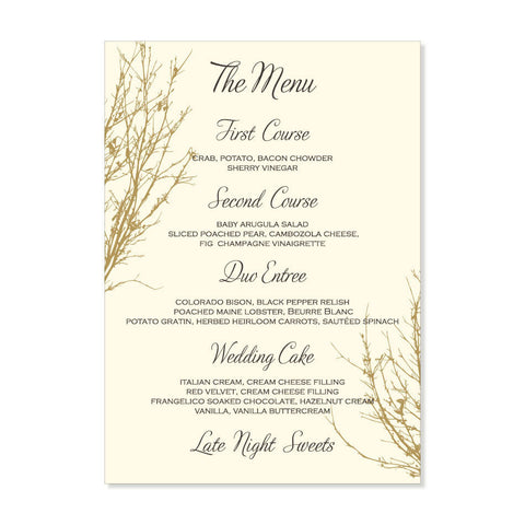 The New Hampshire Menu