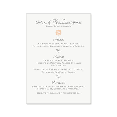 The Provence Menu
