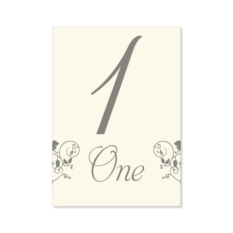 The Savannah Table Numbers