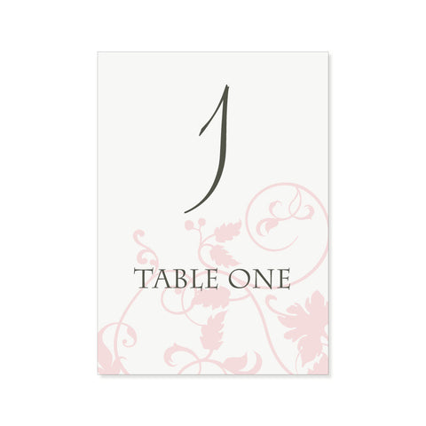 The Stratford Table Numbers