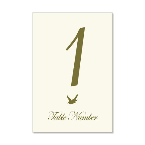 The Vail Table Numbers