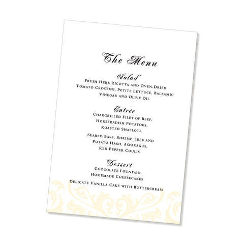 The Vienna Menu