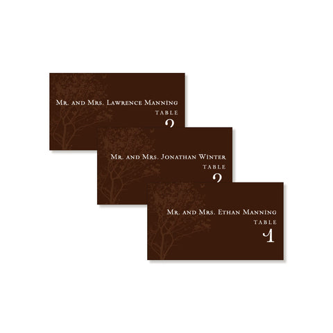 The Walden Escort Cards